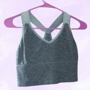 PINK Victoria's Secret seamless lightly lined sport sports bra sparkly pink M